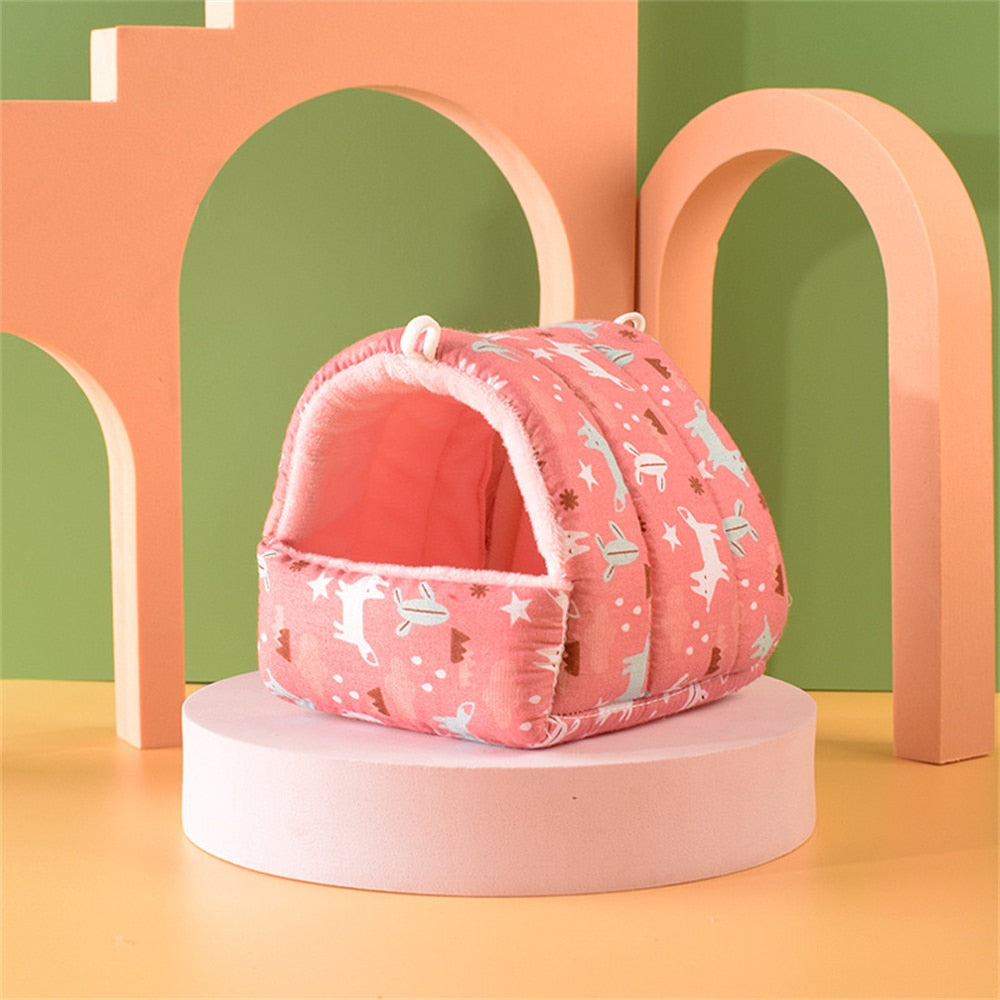 Refugio tipo Tienda de campaña para cobayas, chinchillas, jerbos y conejos