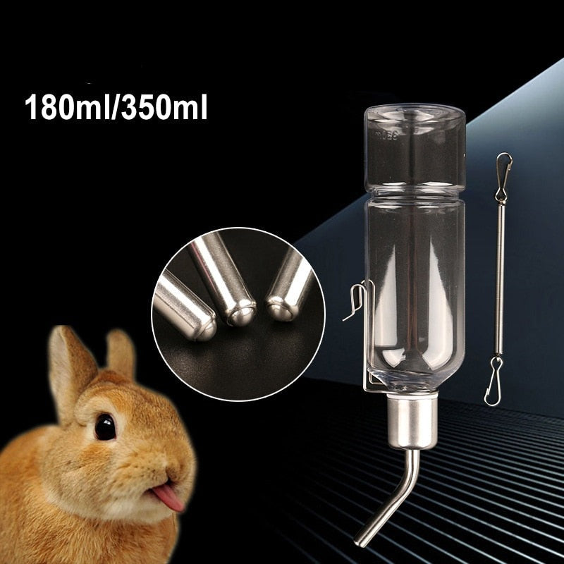 Dispensador de agua para Conejo, jerbos, cobayas y otras mascotas pequeñas. 180ML/350M