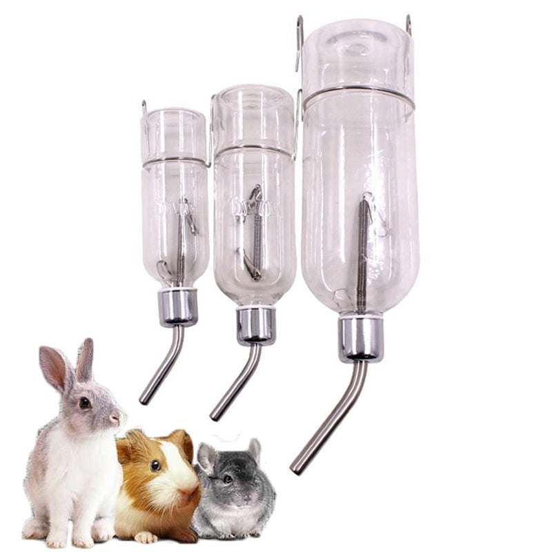 Dispensador de agua para Conejo, jerbos, cobayas y otras mascotas pequeñas. 180ML/350M