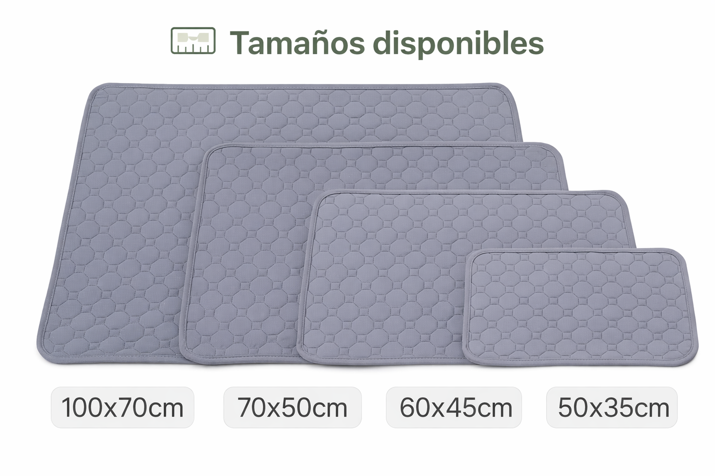 Tapete Higiénico Reutilizable para Conejos y Cuyos