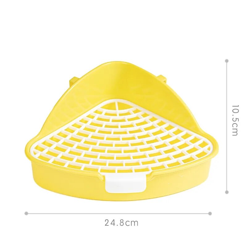 Inodoro Esquinero para Conejos Bebes y Cobayos: Limpieza y Comodidad para Mascotas Pequeñas