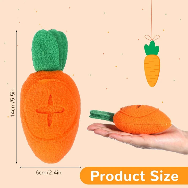 Juguete Interactivo de snacks para Conejos y Cuyes lavable