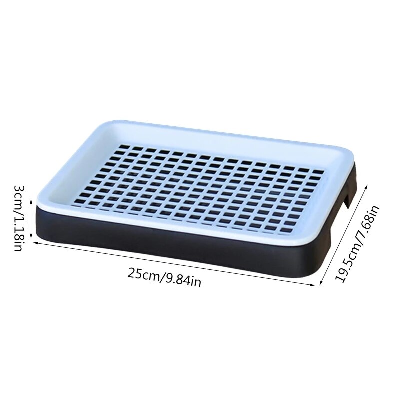 Baño Sanitario para Conejos y cobayos con Rejilla: Higiene y Comodidad para Mascotas Pequeñas